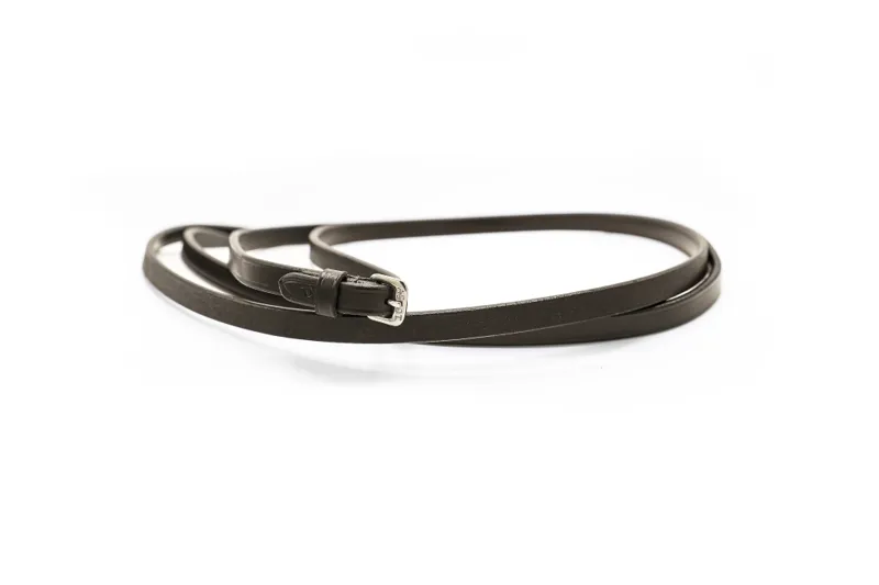 Ascot Plain Leather Reins in Brown