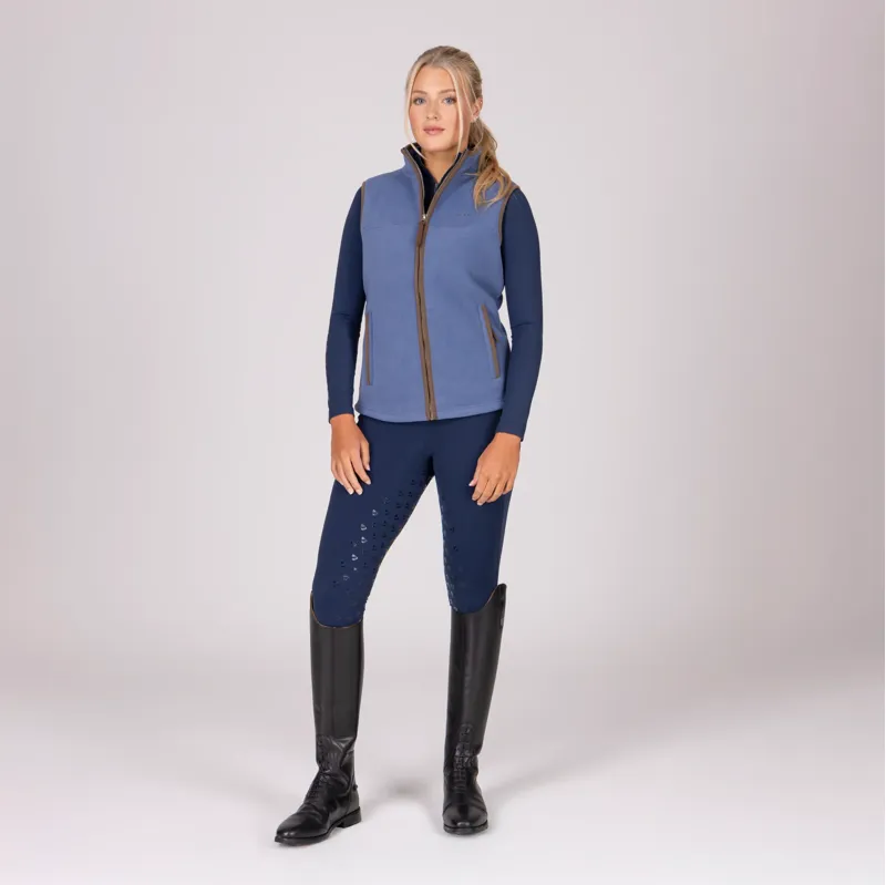 Aubrion Core Fleece Gilet Ladies in Blue-1