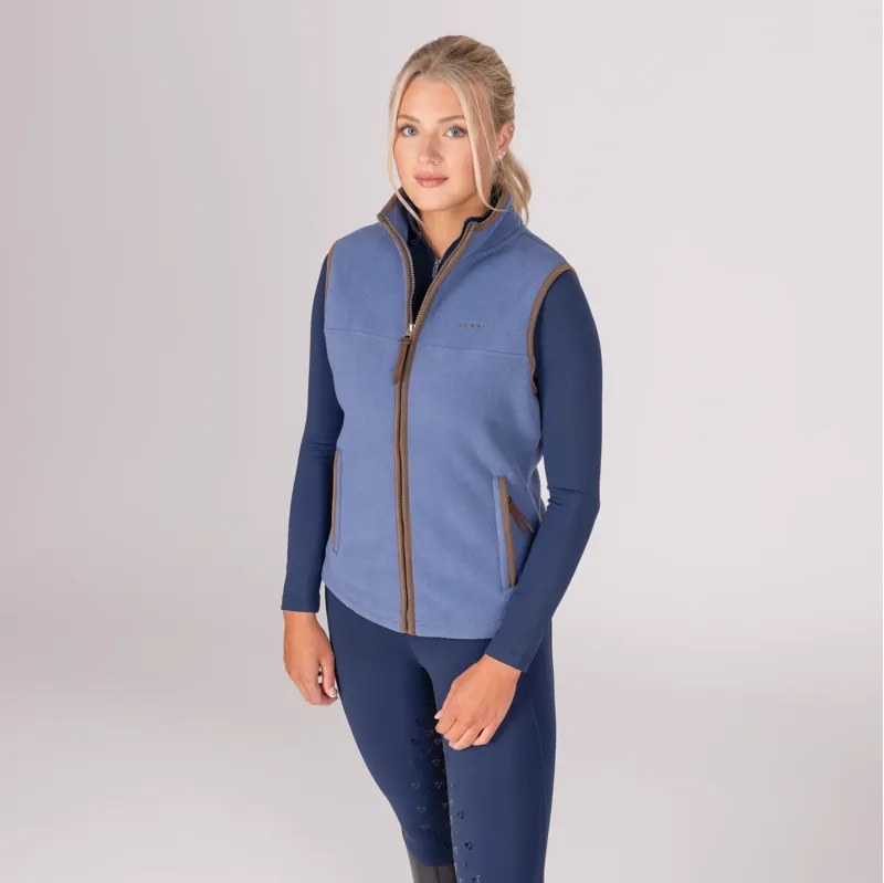 Aubrion Core Fleece Gilet Ladies in Blue-2
