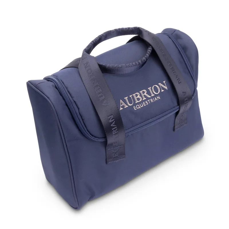 Aubrion Equestrian Grooming Kit Bag in Navy
