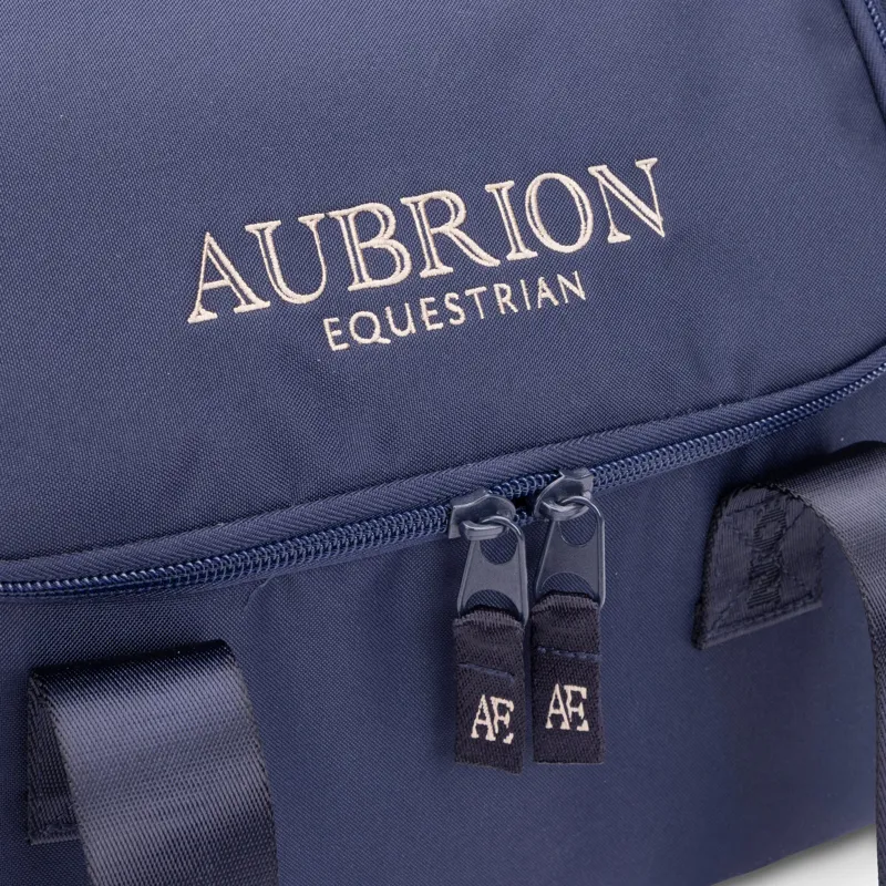 Aubrion Equestrian Grooming Kit Bag in Navy-5