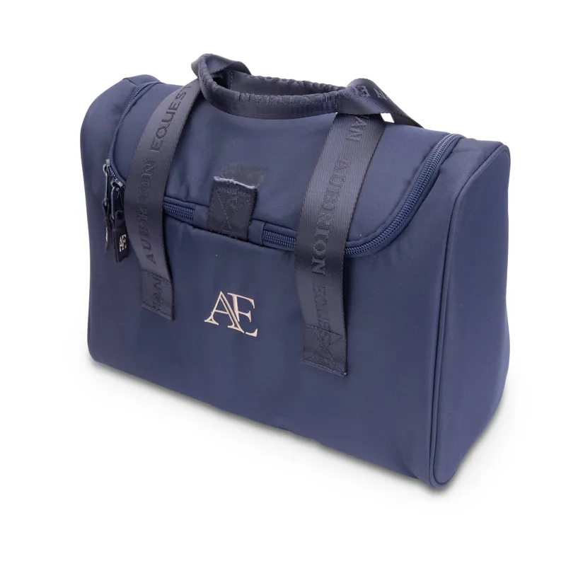 Aubrion Equestrian Grooming Kit Bag in Navy-1