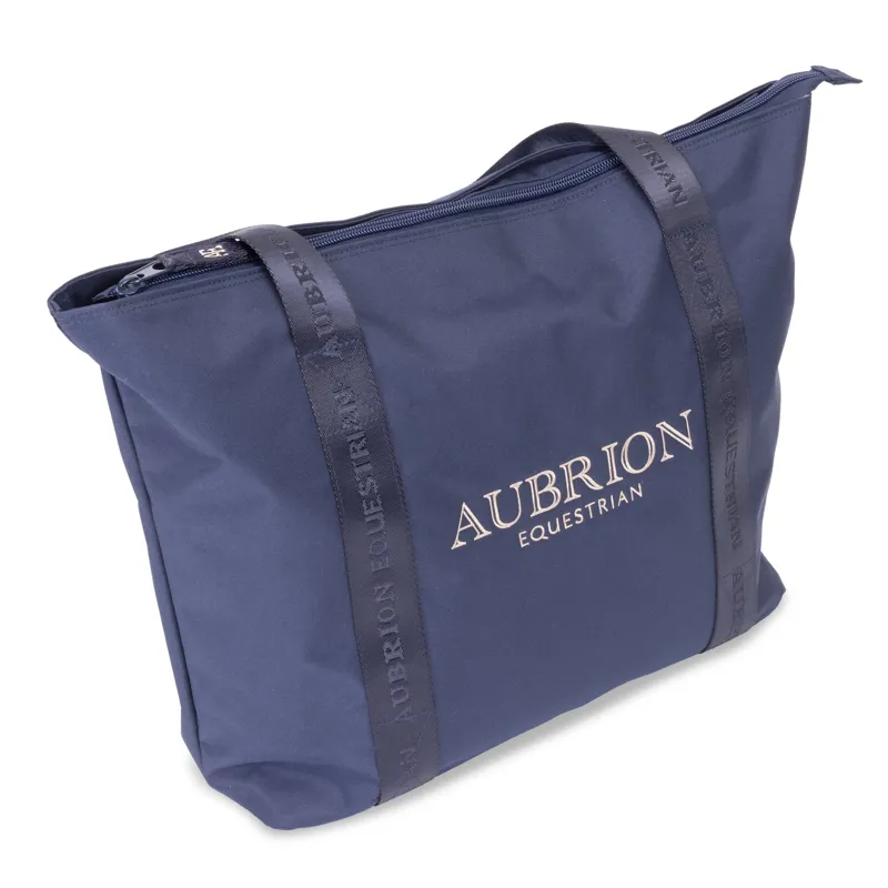 Aubrion Equestrian Tote Bag in Navy