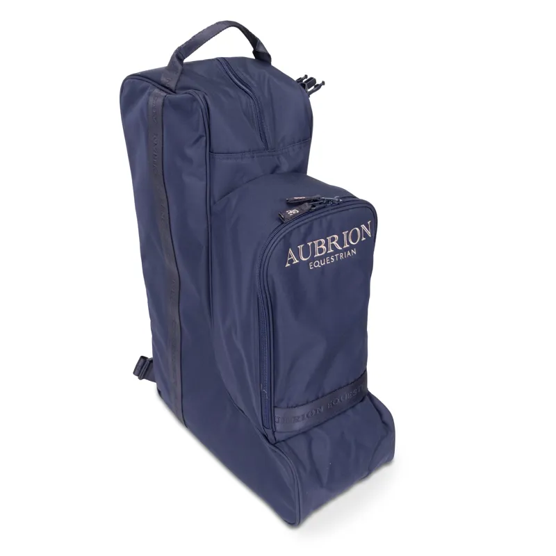 Aubrion Equestrian Hat Whip and Boot Bag in Navy