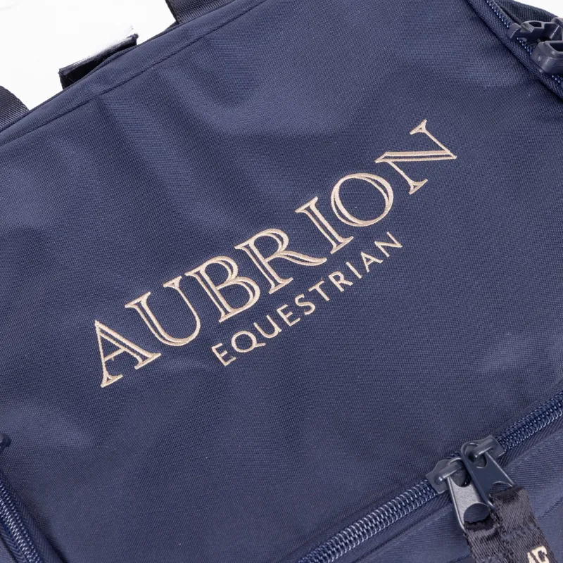 Aubrion Equestrian Large Grooming Kit Bag in Navy-4