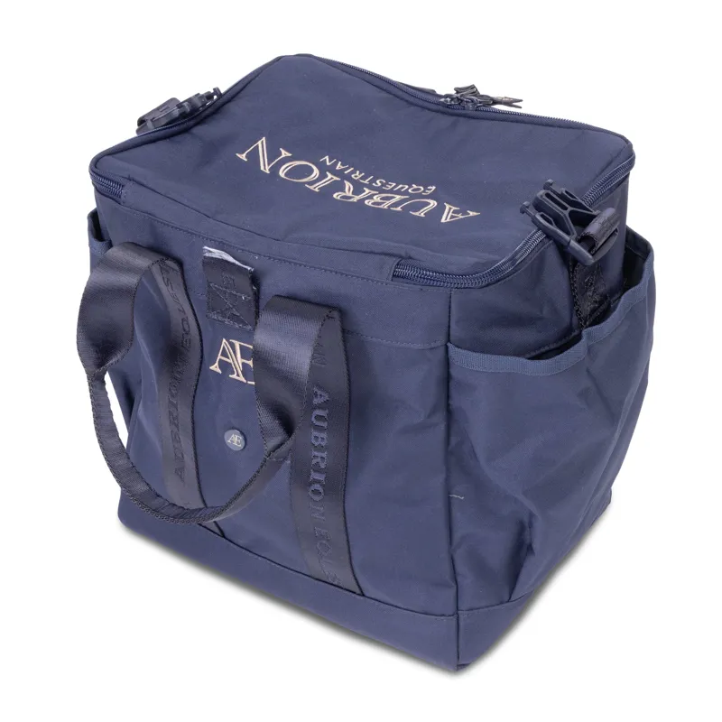 Aubrion Equestrian Large Grooming Kit Bag in Navy