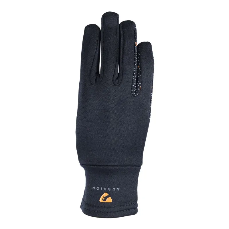 Aubrion Patterson Thermo Riding Gloves in Black-1