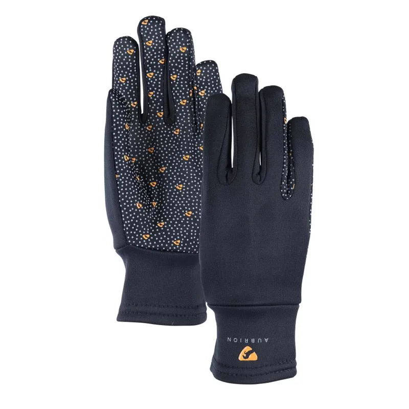 Aubrion Patterson Thermo Riding Gloves in Black