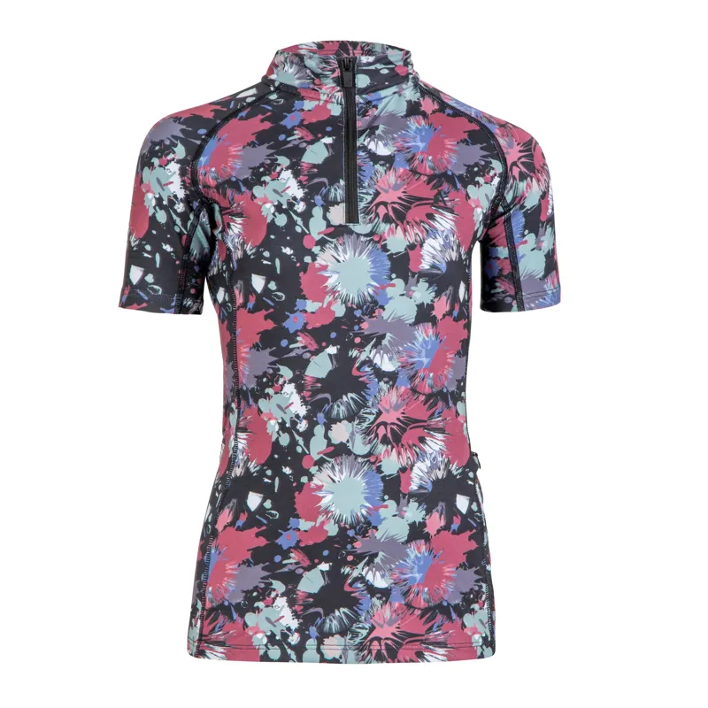 Aubrion React Short Sleeve Base Layer Juniors in Abstract