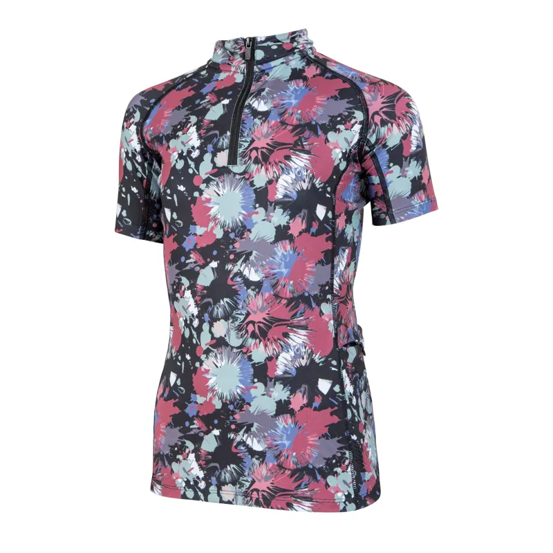 Aubrion React Short Sleeve Base Layer Juniors in Abstract-2