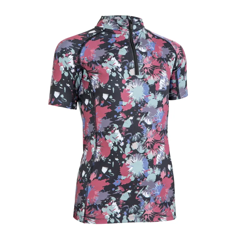 Aubrion React Short Sleeve Base Layer Juniors in Abstract-3