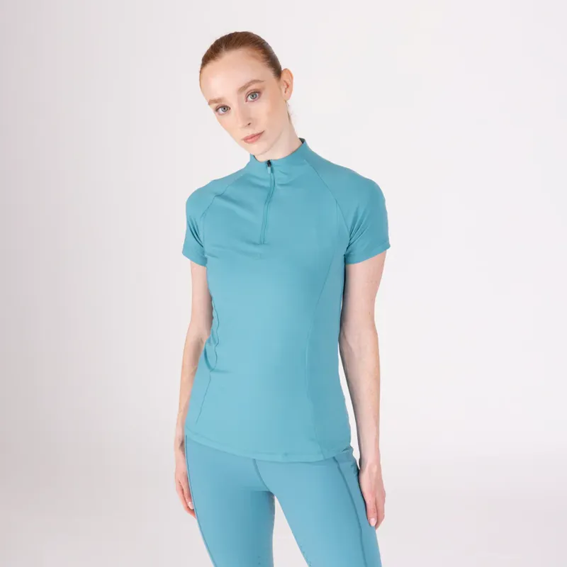 Aubrion React Short Sleeve Base Layer Ladies in Haze-2