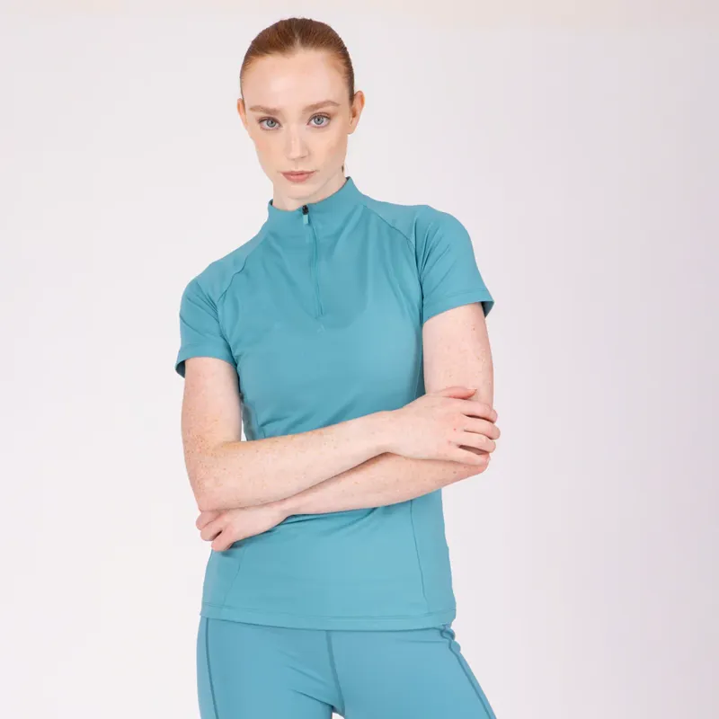 Aubrion React Short Sleeve Base Layer Ladies in Haze-3