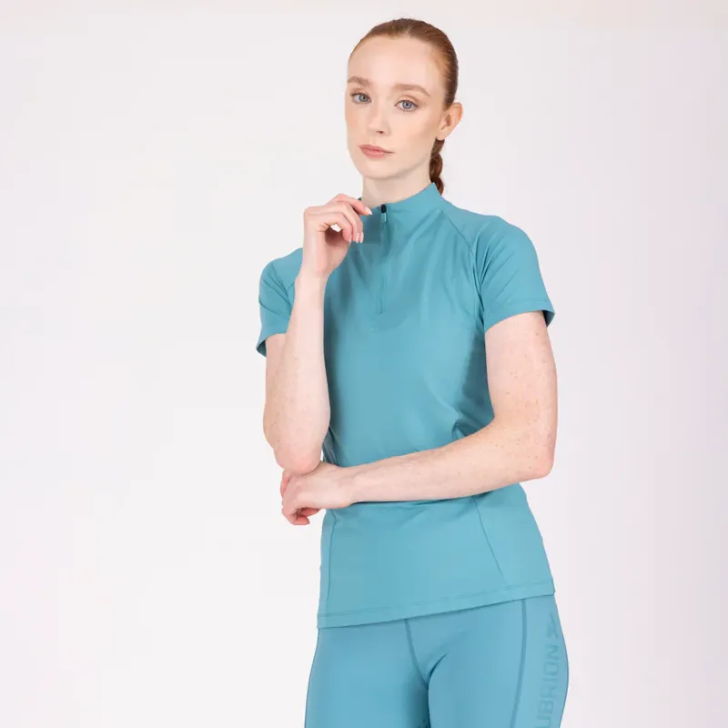 Aubrion React Short Sleeve Base Layer Ladies in Haze-4