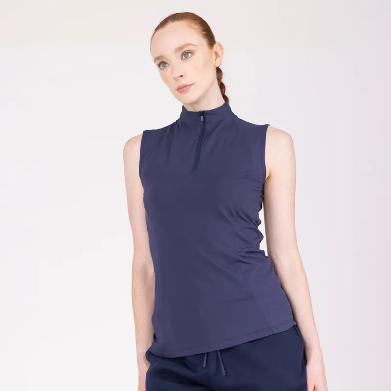 Aubrion React Sleeveless Base Layer Ladies in Midnight-2