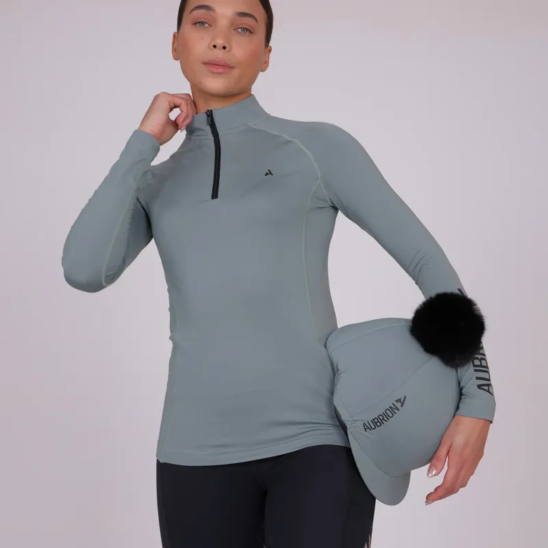 Aubrion React Winter Base Layer Ladies in Sage-1