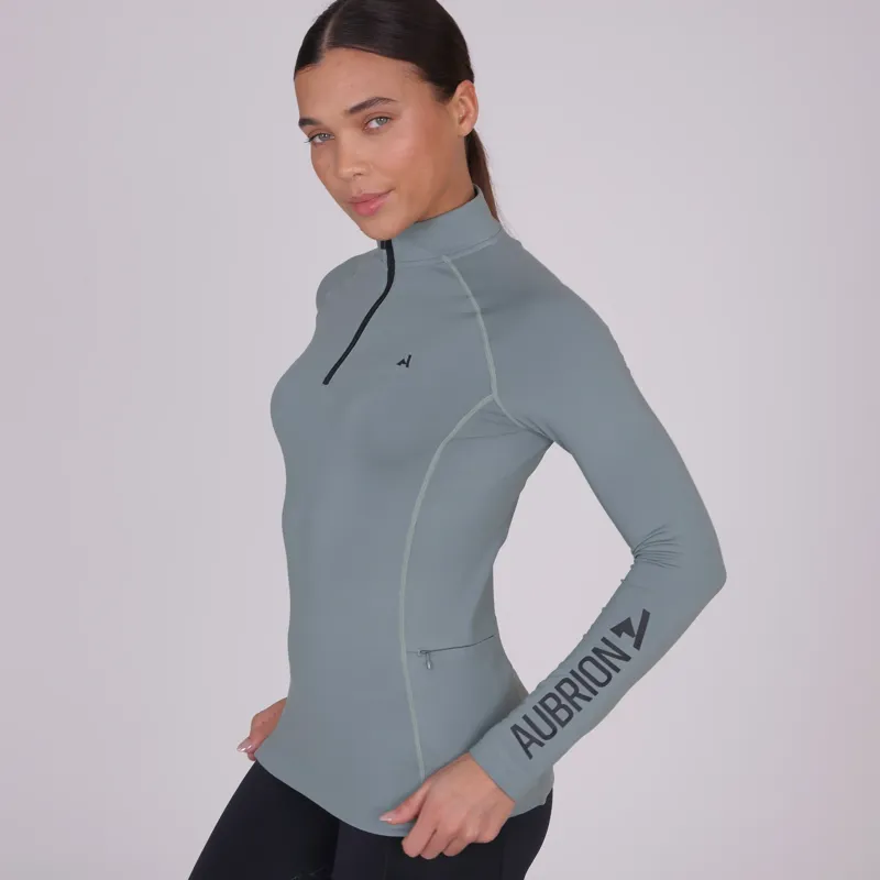 Aubrion React Winter Base Layer Ladies in Sage-2