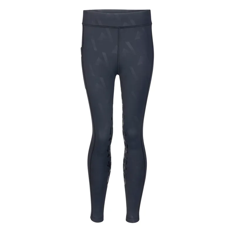 Aubrion React Winter Riding Tights Juniors in Shadow-4
