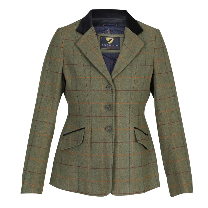 Aubrion Saratoga Jacket Ladies in Red Yellow and Blue Check