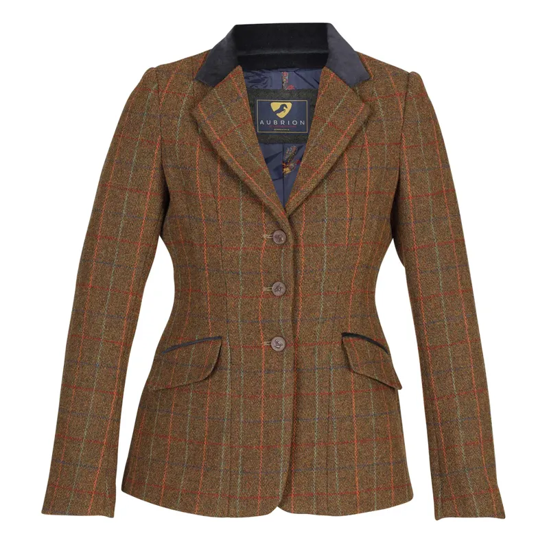 Aubrion Saratoga Jacket Ladies in Rust Check