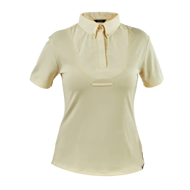 Aubrion Short Sleeve Tie Shirt Young Rider in Yellow