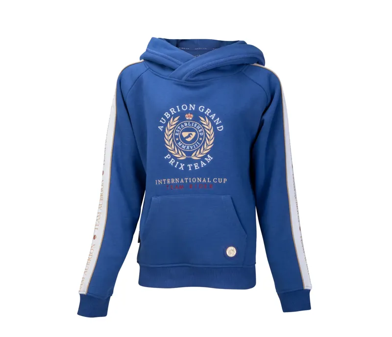 Aubrion Team Hoodie Juniors in Navy