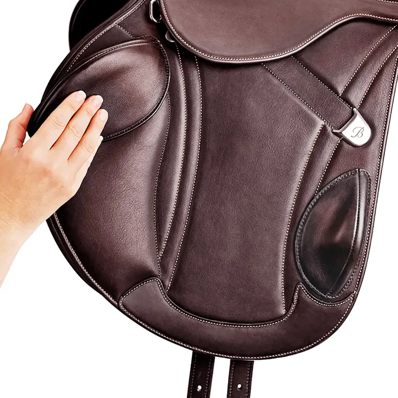 Bates Advanta Jump Saddle in Brown-1