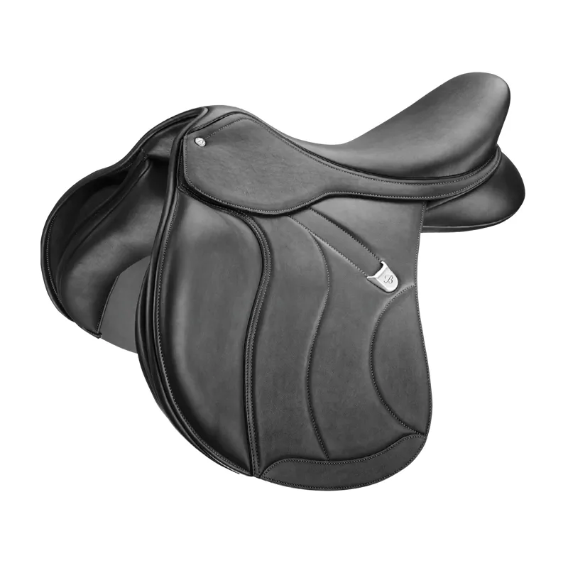 Bates All Purpose Square Cantle Saddle in Black