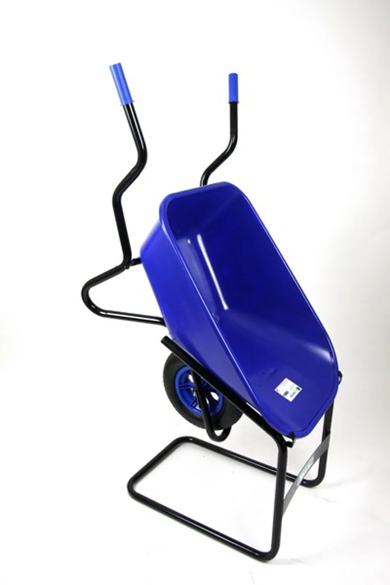 Bullbarrow Bronco Wheelbarrow 110lt in Blue-3