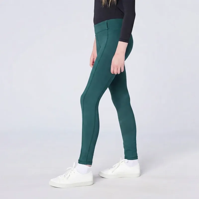 Cameo Equine Junior All Season Riding Tights in Evergreen-1