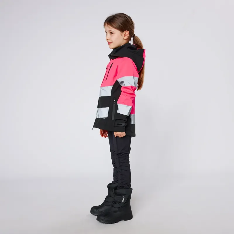 Cameo Equine Performance Hi Viz Junior Jacket in Pink-2