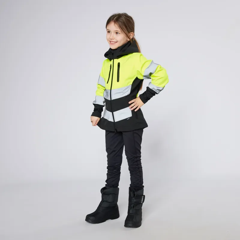 Cameo Equine Performance Hi Viz Junior Jacket in Yellow-2