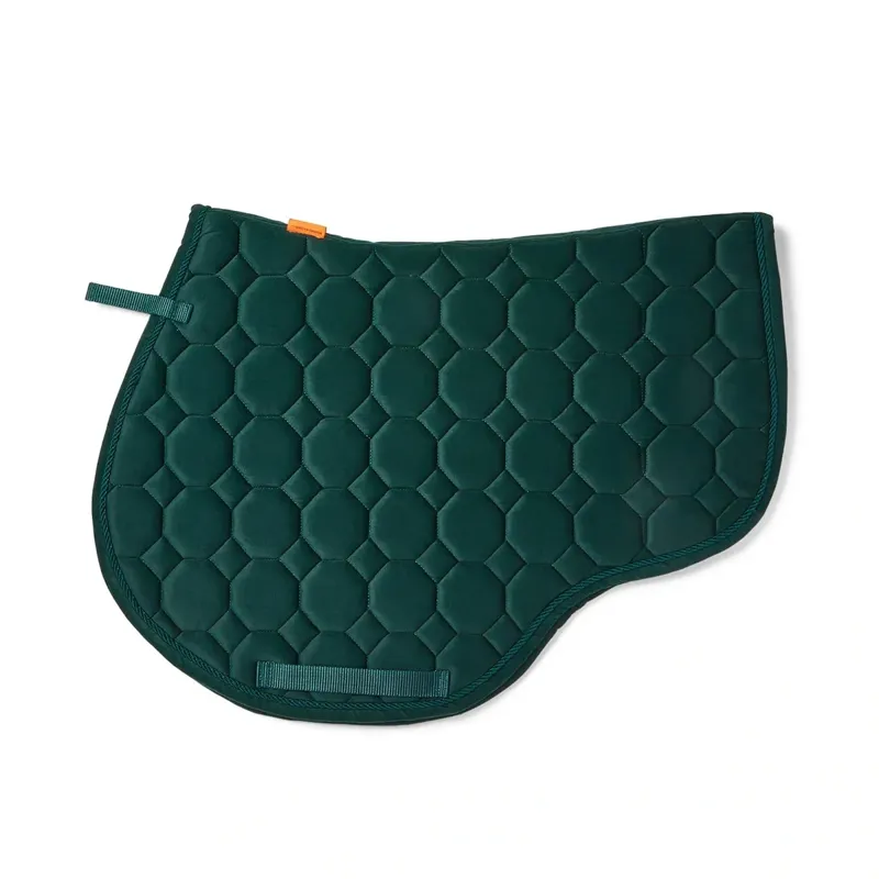 Cameo Equine Suede GP and Jump Saddlecloth in Evergreen