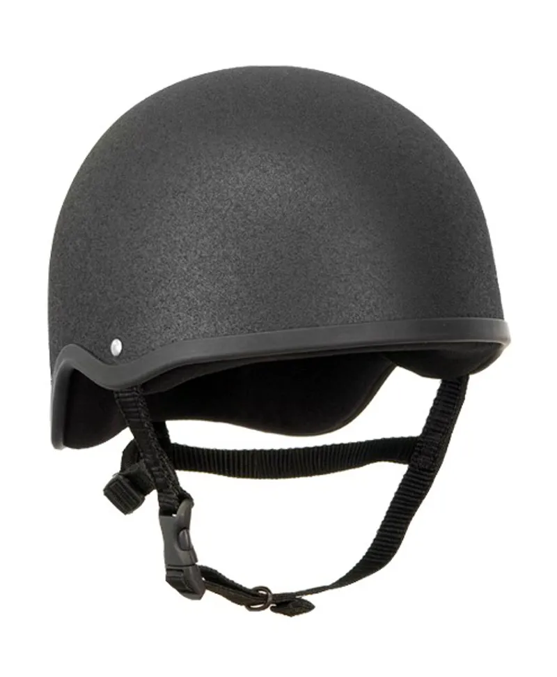 Champion Junior Plus Skull Riding Helmet in Black