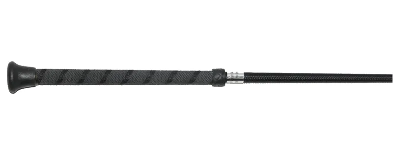 Hucklesby Easy Grip Schooling Whip in Black