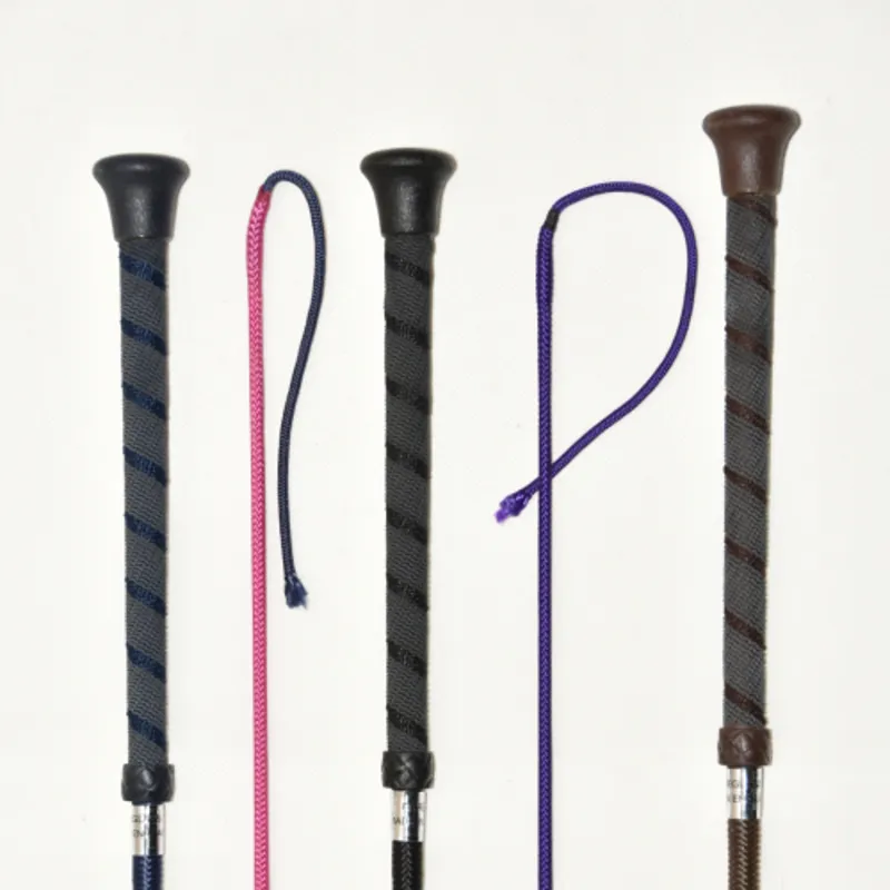 Hucklesby Easy Grip Schooling Whip in Black-1