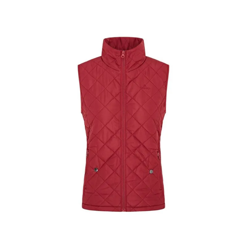 Cameo All Season Gilet Ladies in Burgundy