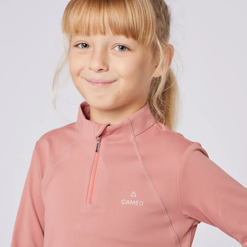 Cameo Core Base Layer Juniors in Dusky Pink-1