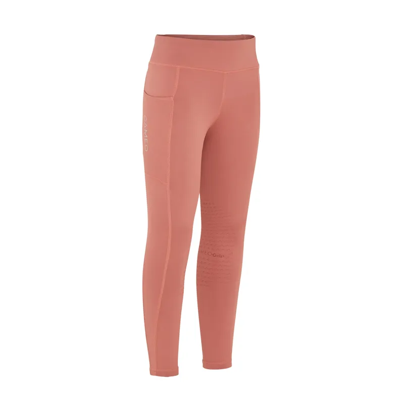 Cameo Core Riding Tights Juniors in Dusky Pink-1