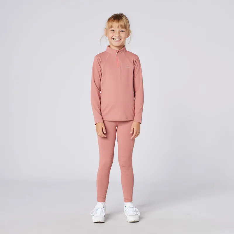 Cameo Core Riding Tights Juniors in Dusky Pink-3