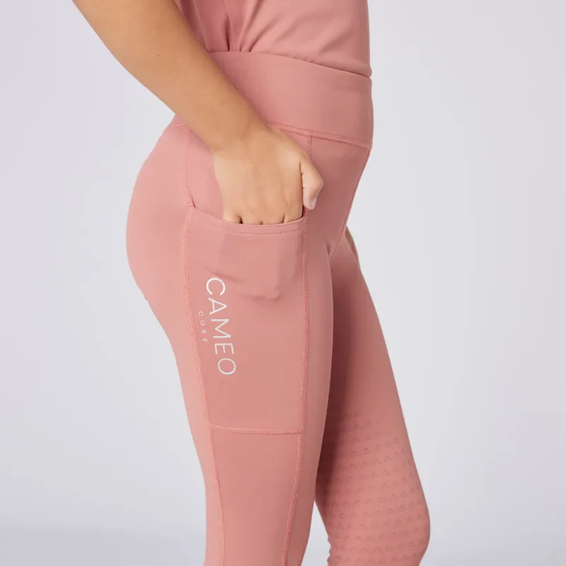 Cameo Core Riding Tights Juniors in Dusky Pink-6