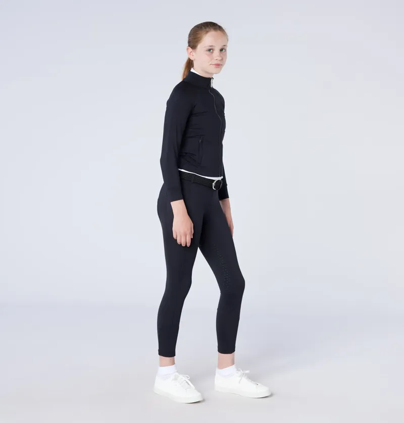 Cameo Ecodry Riding Jacket Juniors in Black-1