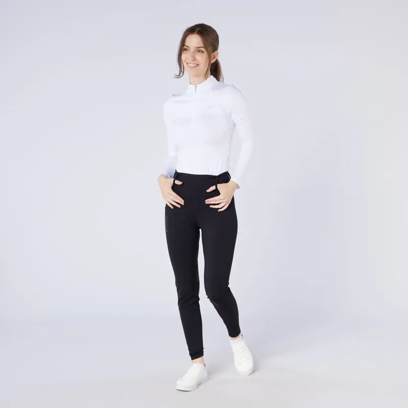 Cameo Equine All Season Riding Tights Ladies in Dark Grey-1