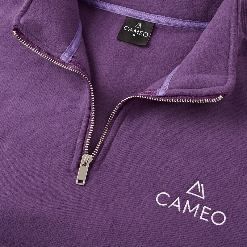 Cameo Mid Layer Sweatshirt Unisex in Purple-2