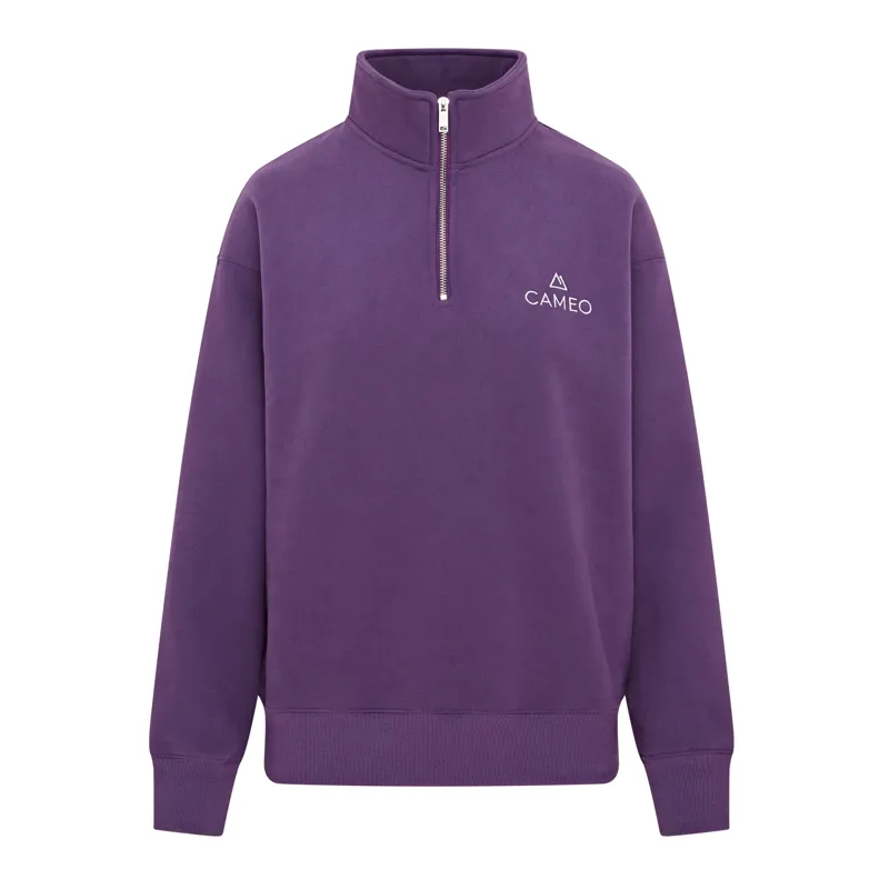 Cameo Mid Layer Sweatshirt Unisex in Purple