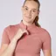 Cameo Short Sleeved Base Layer Ladies in Dusky Pink