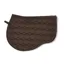 Cameo Suede GP/Jump Saddlecloth in Chocolate Brown
