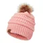 Cameo Winter Bobble Hat in Pink