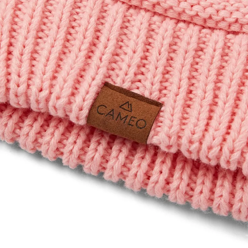 Cameo Winter Bobble Hat in Pink-1