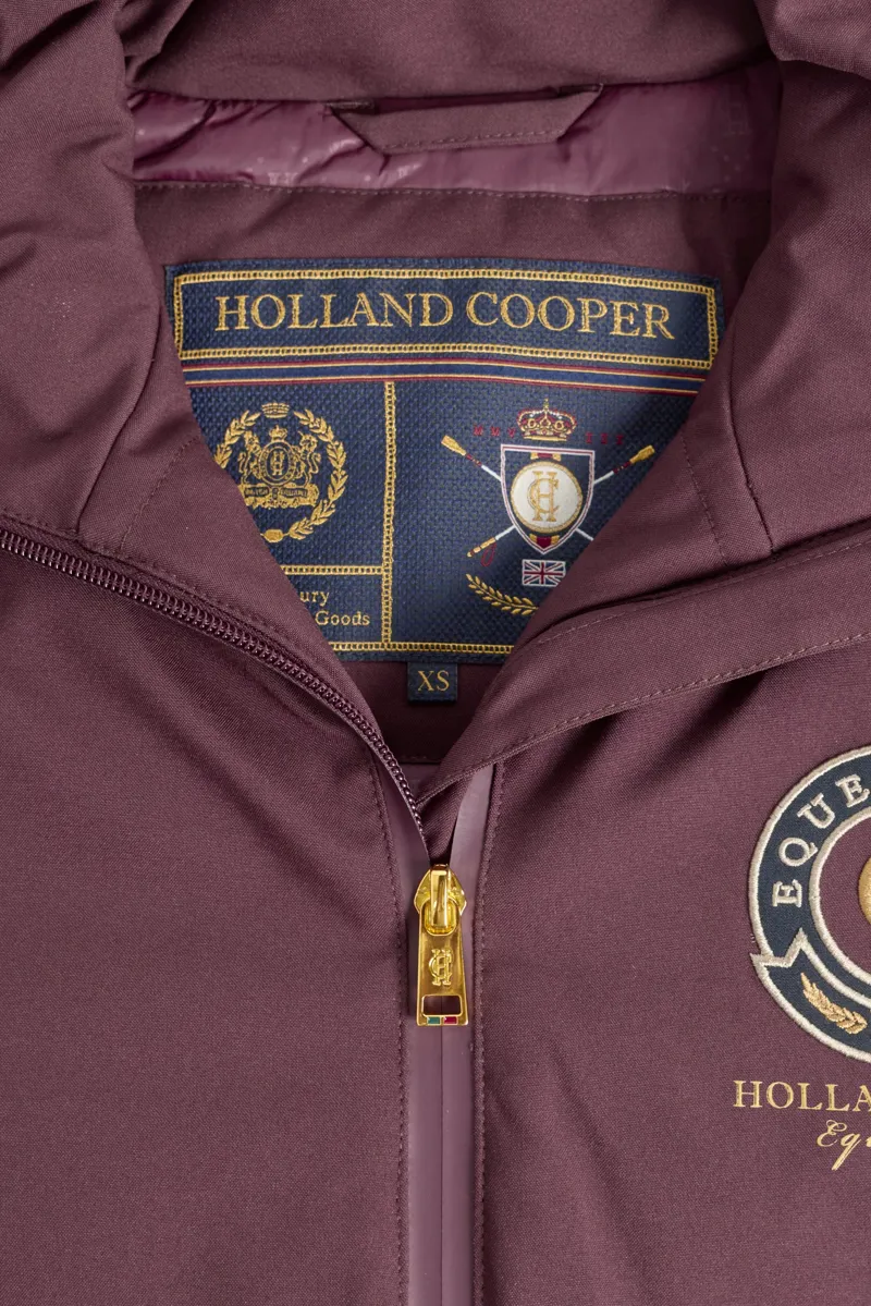 Holland Cooper Chiltern Team Waterproof Jacket Ladies in Mulberry-4